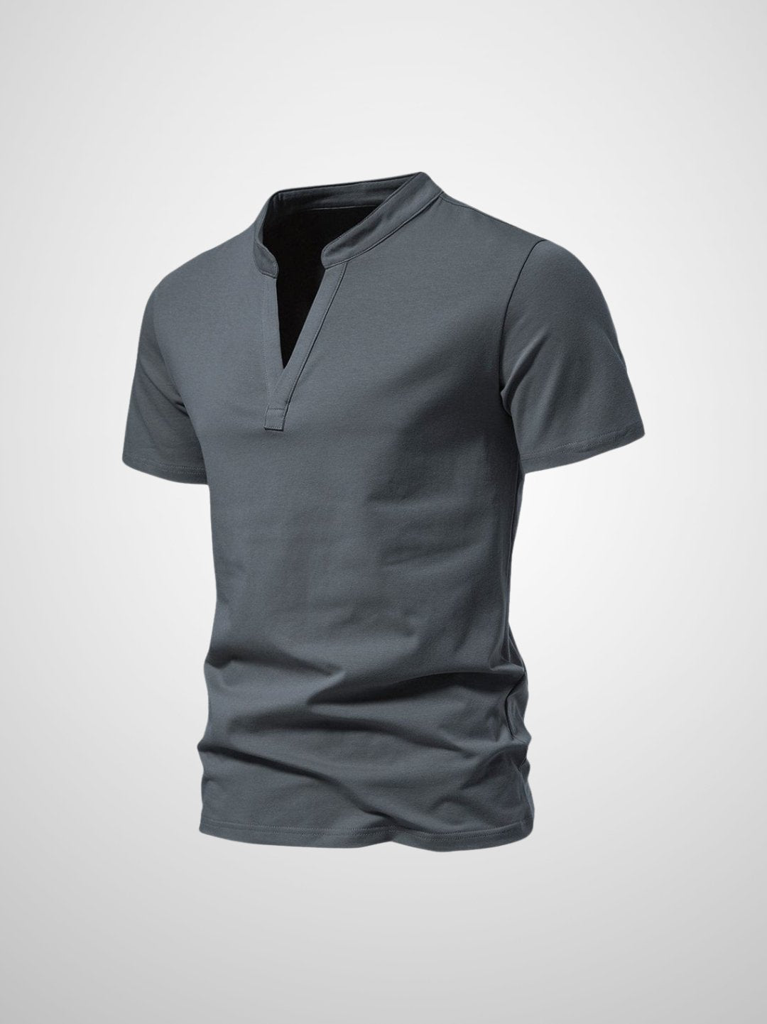 Herr Polo V-hals T-shirt Mjuk Modern Design