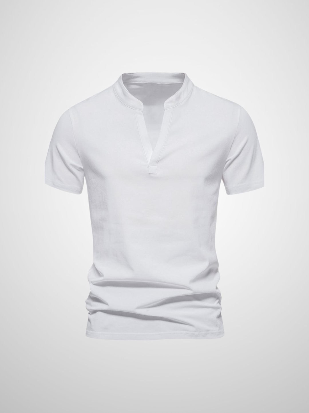 Herr Polo V-hals T-shirt Mjuk Modern Design
