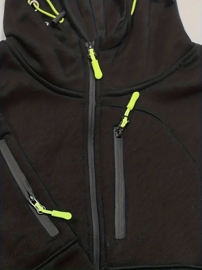 Herr Casual Hoodie med Bekväm Passform och Stilrena Detaljer