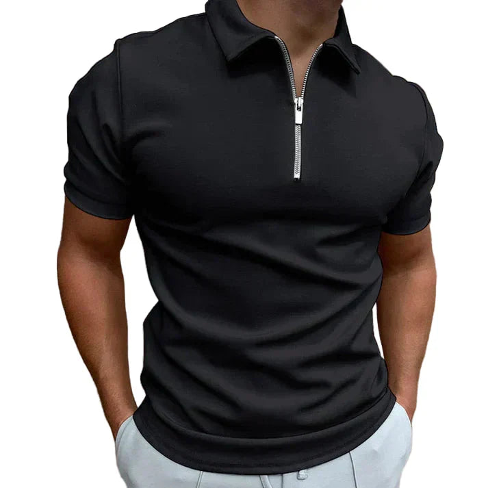 Herr Klassisk Kortärmad Polo Skjorta
