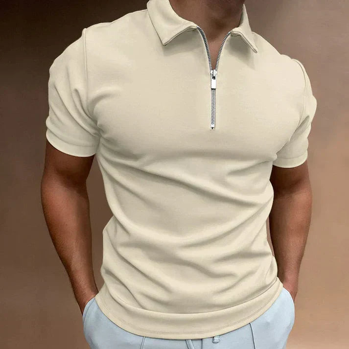 Herr Klassisk Kortärmad Polo Skjorta