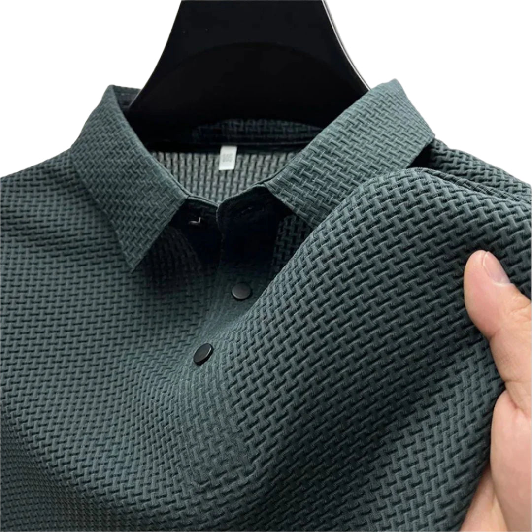 Herr Lättviktig Andningsbar Polo T-shirt Kortärmad