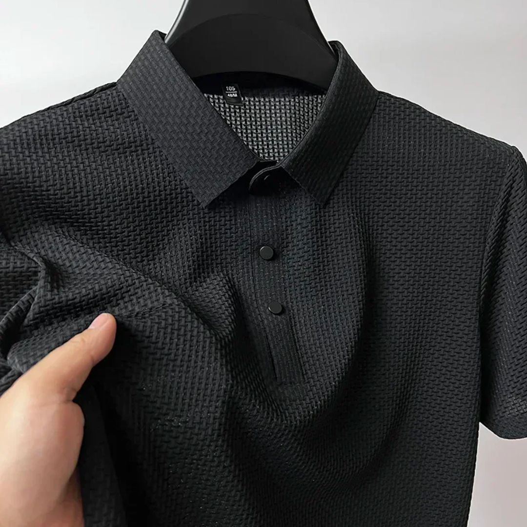Herr Lättviktig Andningsbar Polo T-shirt Kortärmad