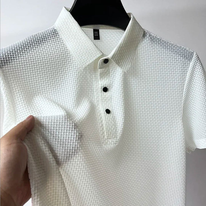 Herr Lättviktig Andningsbar Polo T-shirt Kortärmad