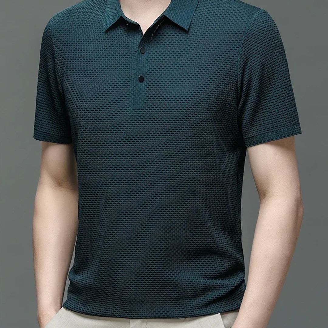 Herr Lättviktig Andningsbar Polo T-shirt Kortärmad