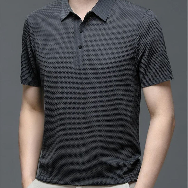 Herr Lättviktig Andningsbar Polo T-shirt Kortärmad