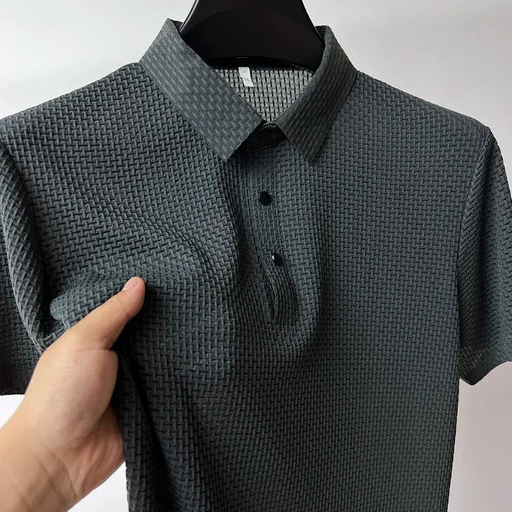 Herr Lättviktig Andningsbar Polo T-shirt Kortärmad