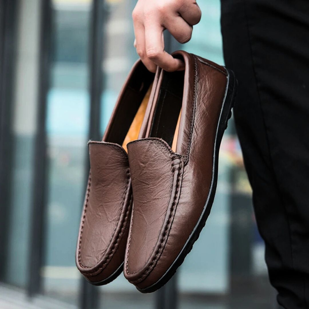 Herr Eleganta Loafers - Komfort & Stil