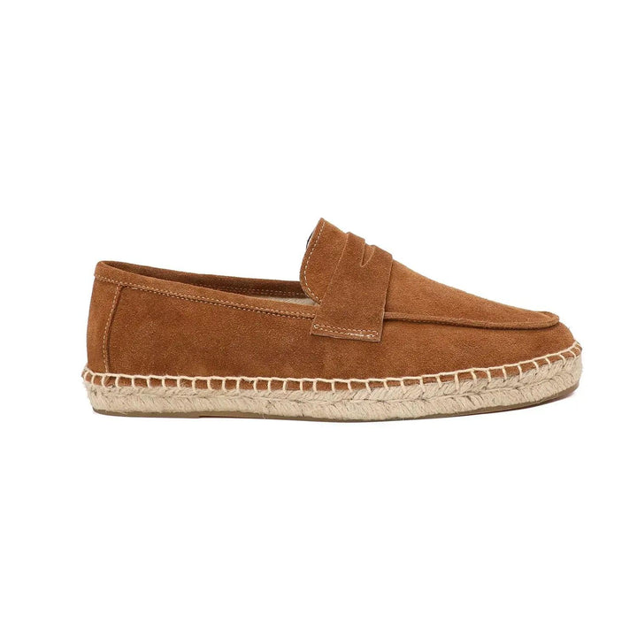 Herr Slip-On Loafers med Espadrille Design