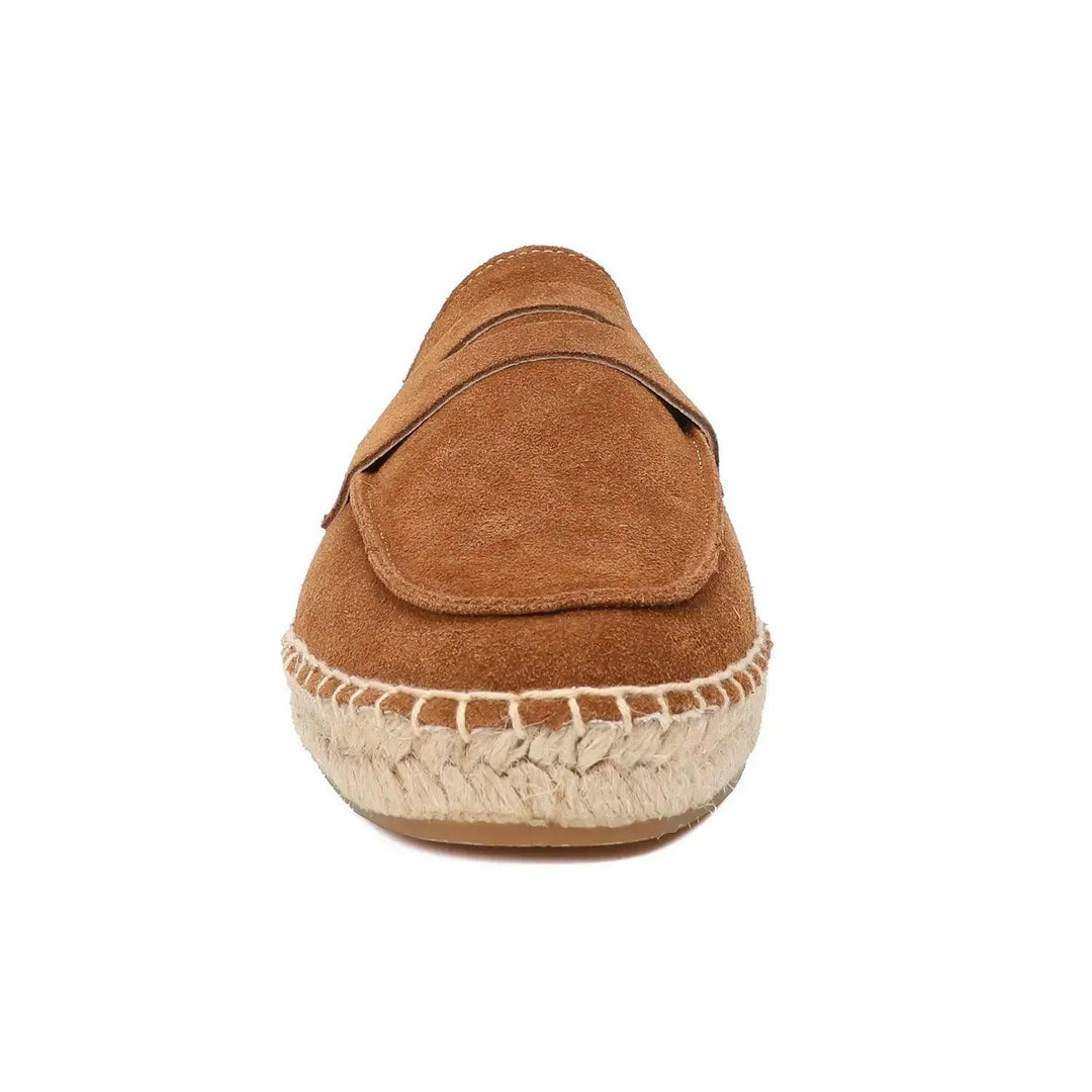Herr Slip-On Loafers med Espadrille Design