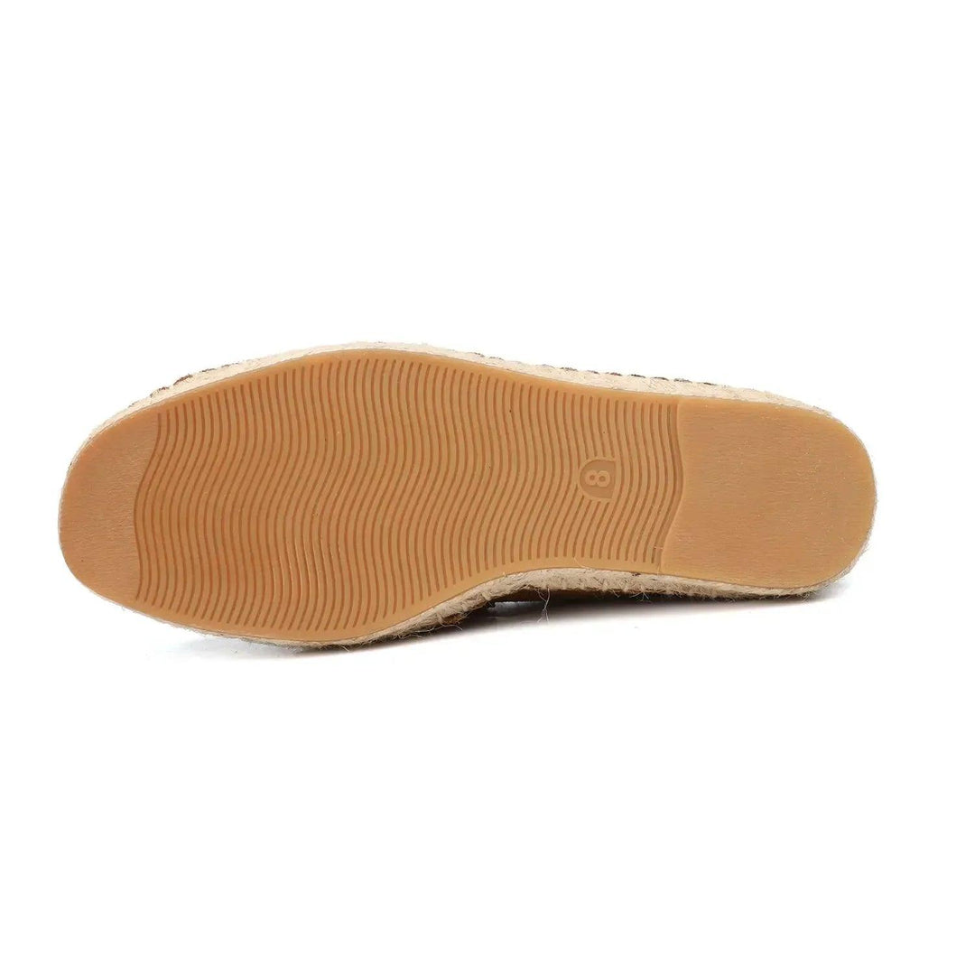 Herr Slip-On Loafers med Espadrille Design