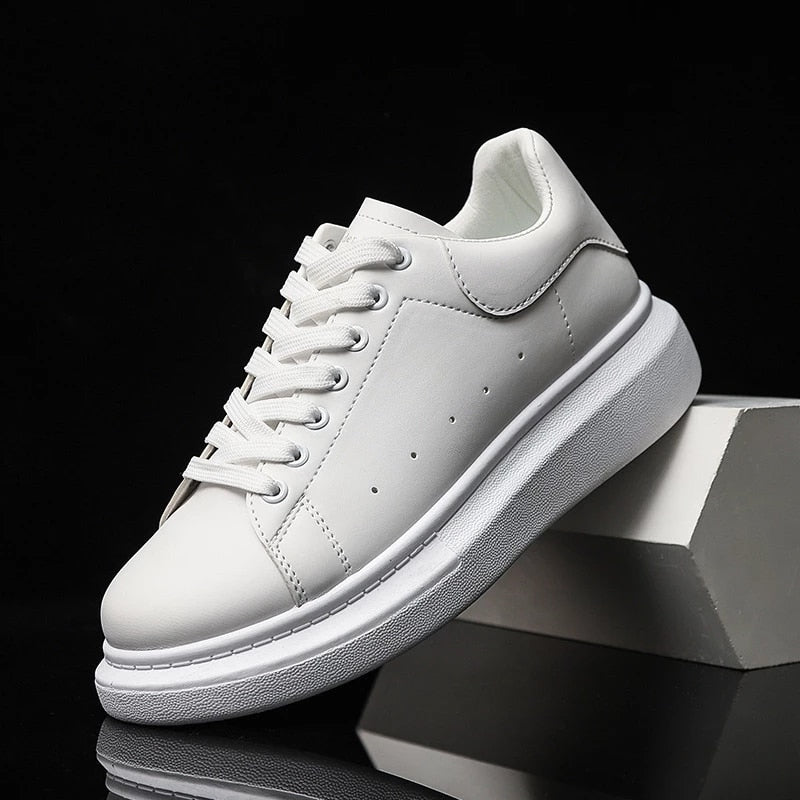 Herr Sneakers Urban Stil Vit/Svart
