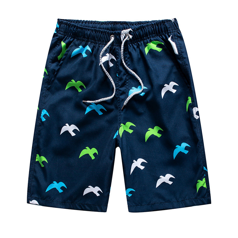 Herr Strandshorts Med Mönster - Lätt Och Snabbtorkande