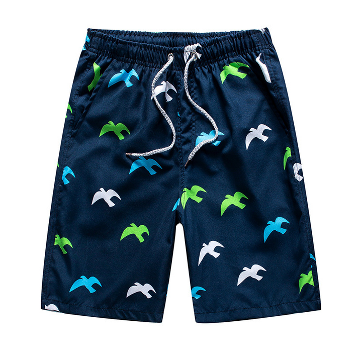 Herr Strandshorts Med Mönster - Lätt Och Snabbtorkande