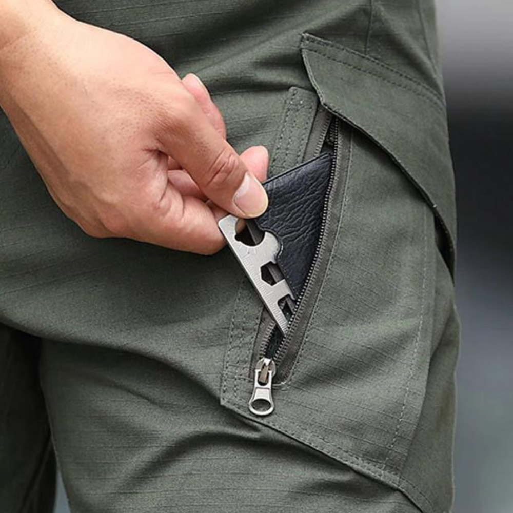 Herr Taktiska Vattentäta Lastbyxor med Många Fickor