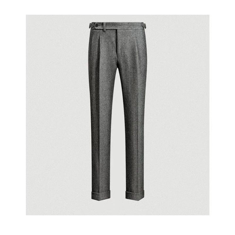 Herr Tweed Fritidsbyxor i Vintage Stil