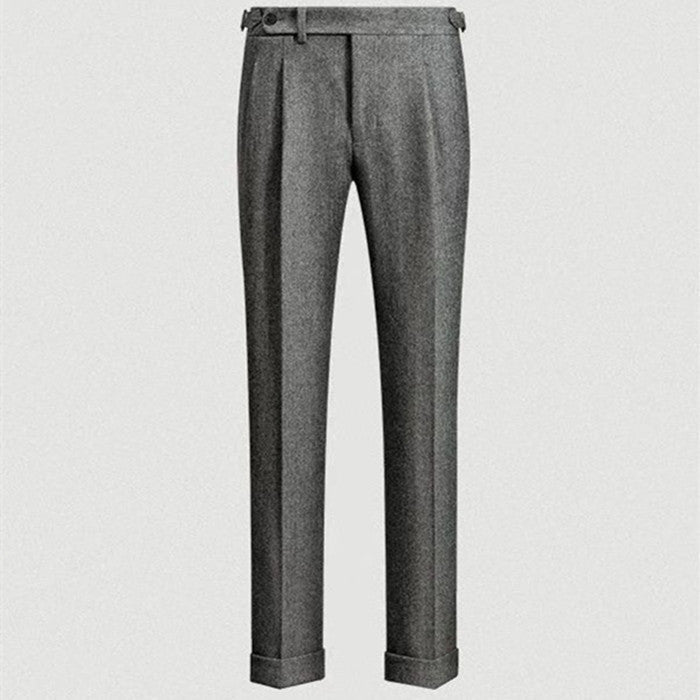 Herr Tweed Fritidsbyxor i Vintage Stil
