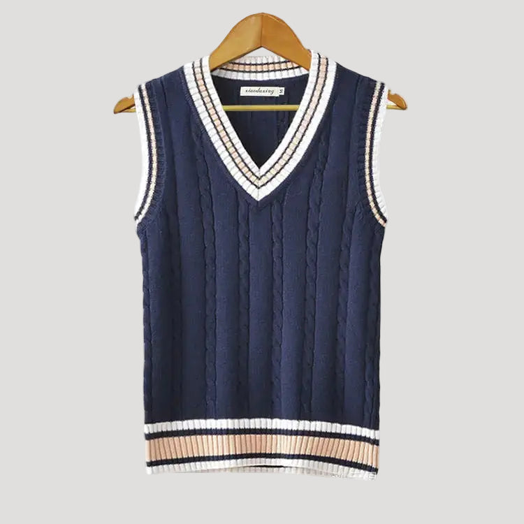 Herr ärmlös väst stilren design för sommar klassisk stil