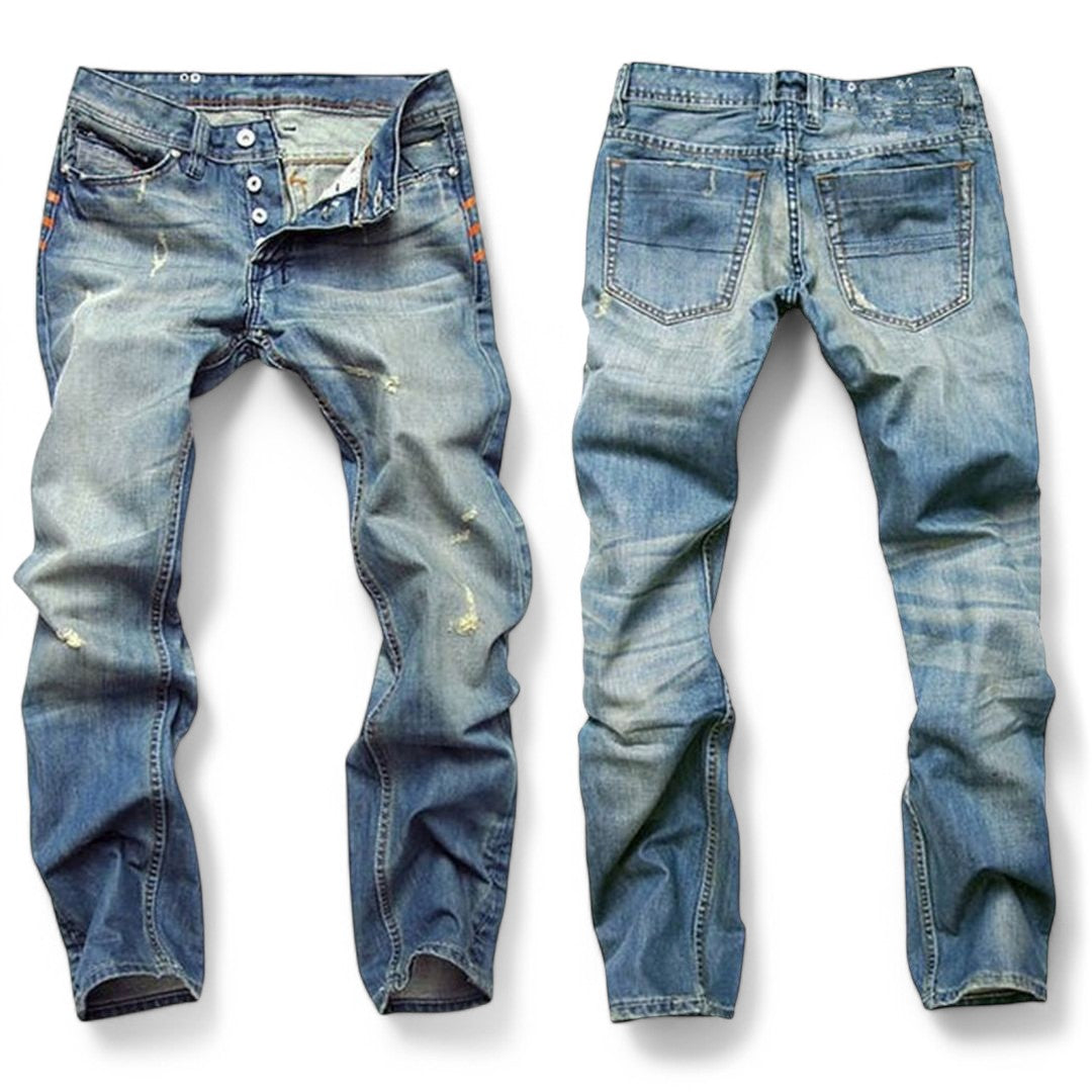 Herrens Klassiska Denim Jeans