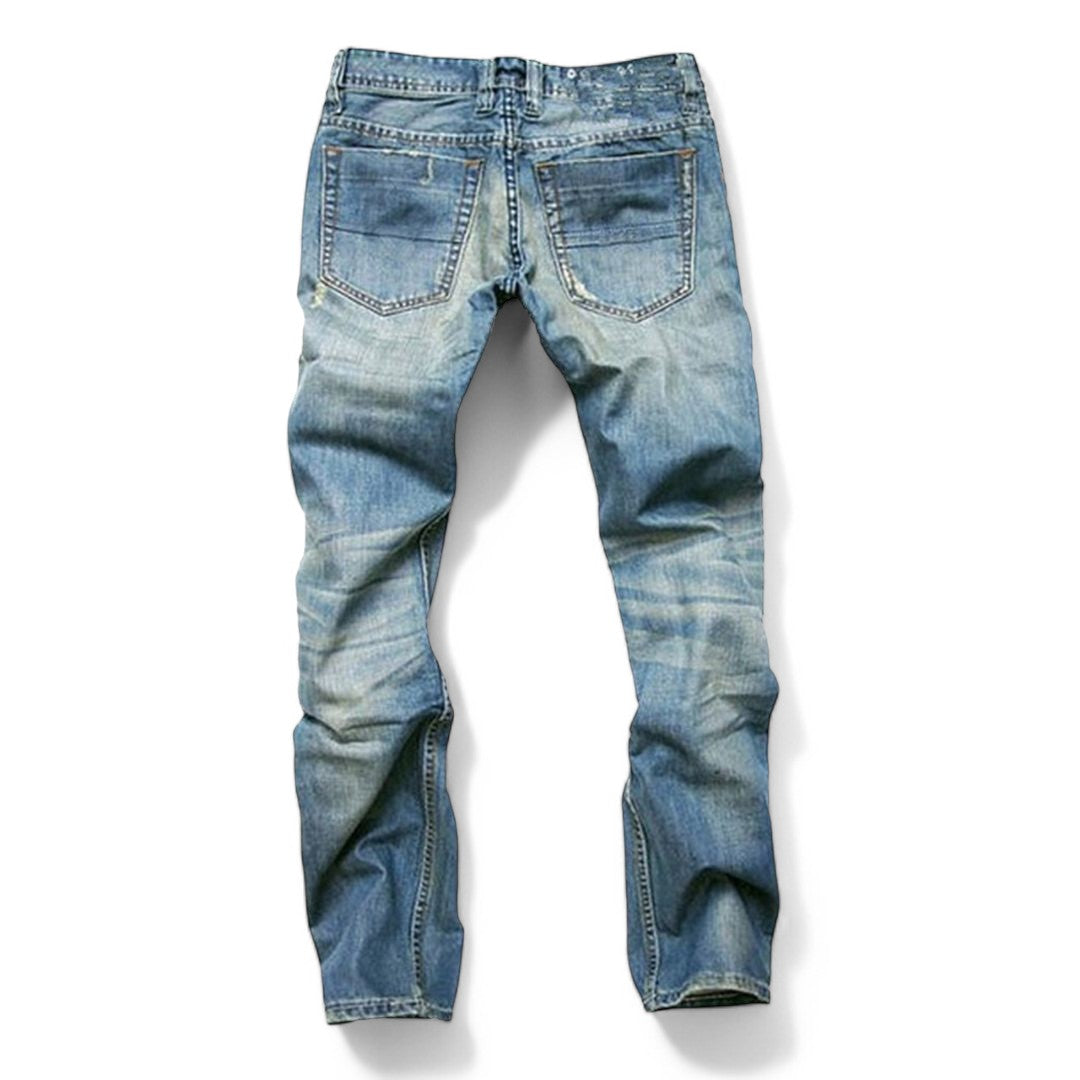 Herrens Klassiska Denim Jeans