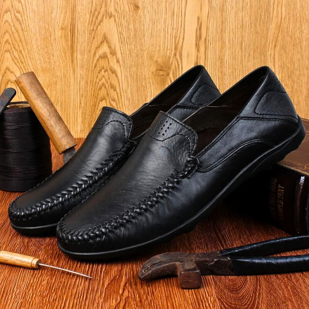 Herrens Lätta Loafers med Flexibel Sula
