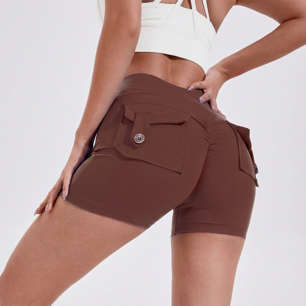 Höga midjeträningsshorts - Sydney