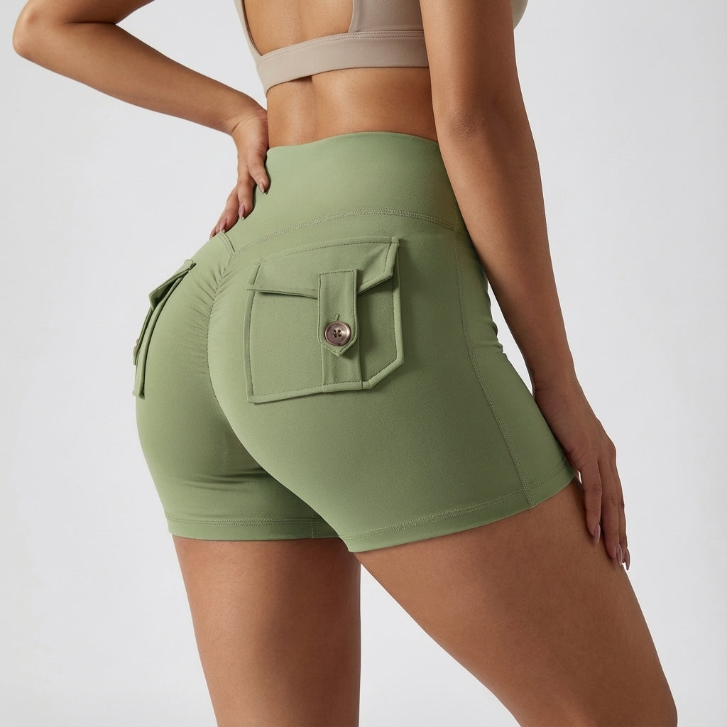 Höga midjeträningsshorts - Sydney