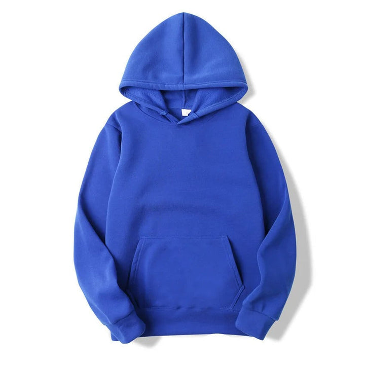 Hoodie för kvinnor - Oversized mysig pulloverhoodie med ficka