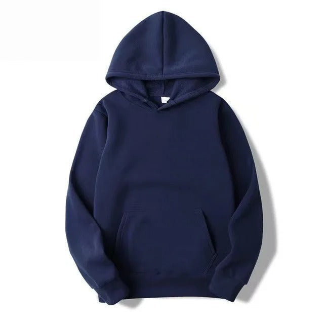Hoodie för kvinnor - Oversized mysig pulloverhoodie med ficka