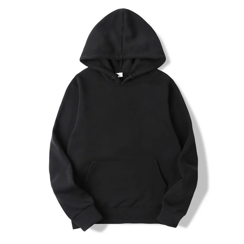 Hoodie för kvinnor - Oversized mysig pulloverhoodie med ficka