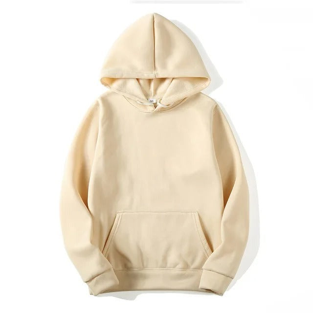 Hoodie för kvinnor - Oversized mysig pulloverhoodie med ficka