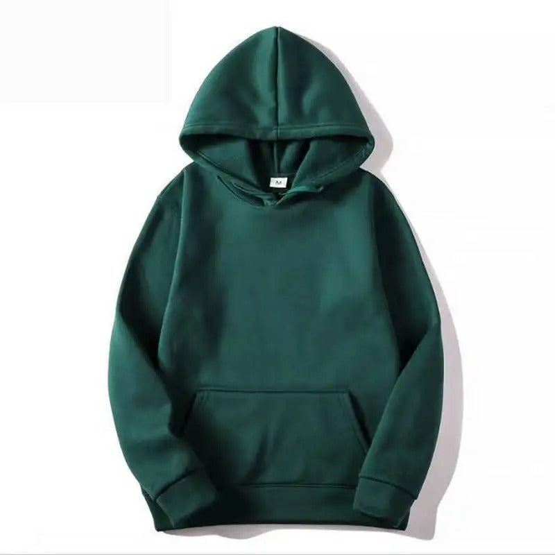 Hoodie för kvinnor - Oversized mysig pulloverhoodie med ficka