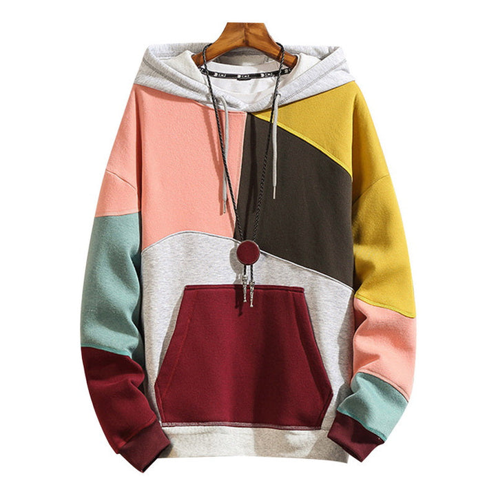Hoodie Herr Avslappnad Design Mjuk