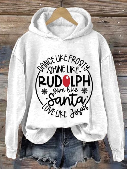 Jul Hoodie | Loose Fit | Långärmad | Jul Pullover | Roliga Xmas Sweatshirts