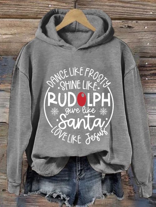 Jul Hoodie | Loose Fit | Långärmad | Jul Pullover | Roliga Xmas Sweatshirts