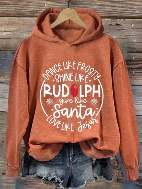 Jul Hoodie | Loose Fit | Långärmad | Jul Pullover | Roliga Xmas Sweatshirts