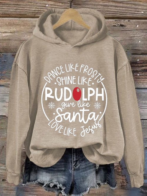 Jul Hoodie | Loose Fit | Långärmad | Jul Pullover | Roliga Xmas Sweatshirts