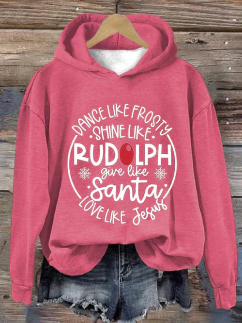 Jul Hoodie | Loose Fit | Långärmad | Jul Pullover | Roliga Xmas Sweatshirts