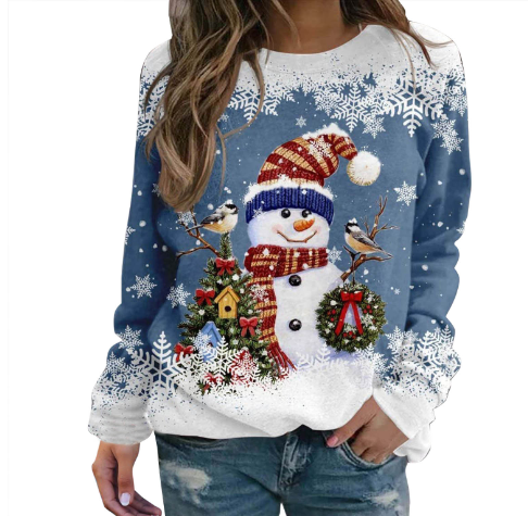 Jultröja | Mysig | Loose Fit | Roliga Xmas-tröjor | Damtröja