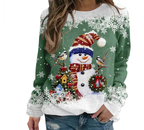 Jultröja | Mysig | Loose Fit | Roliga Xmas-tröjor | Damtröja