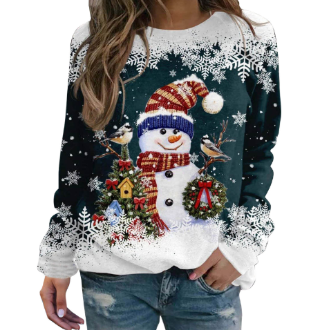 Jultröja | Mysig | Loose Fit | Roliga Xmas-tröjor | Damtröja