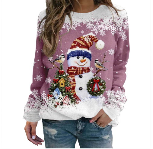 Jultröja | Mysig | Loose Fit | Roliga Xmas-tröjor | Damtröja