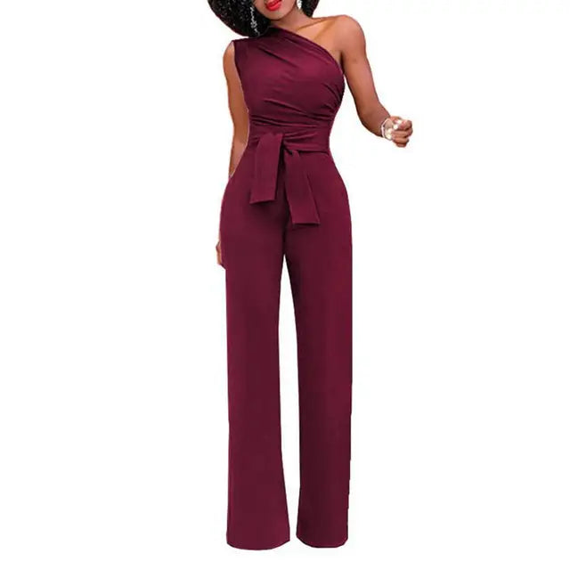 Jumpsuit med en axel - Jasmina
