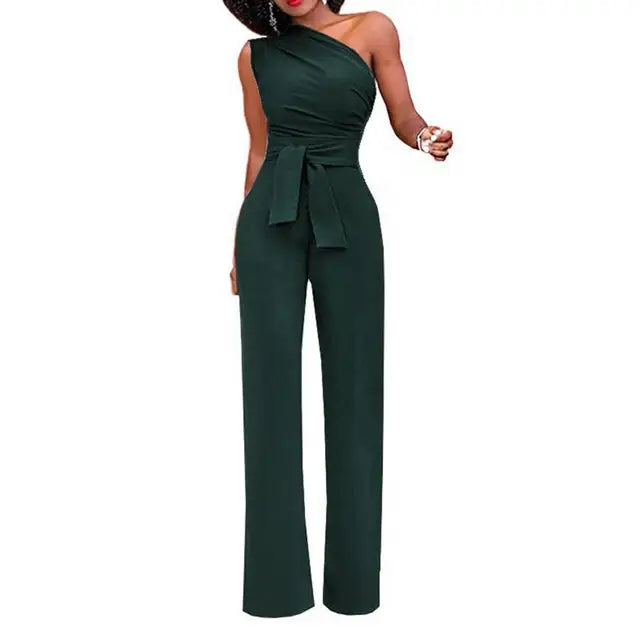 Jumpsuit med en axel - Jasmina