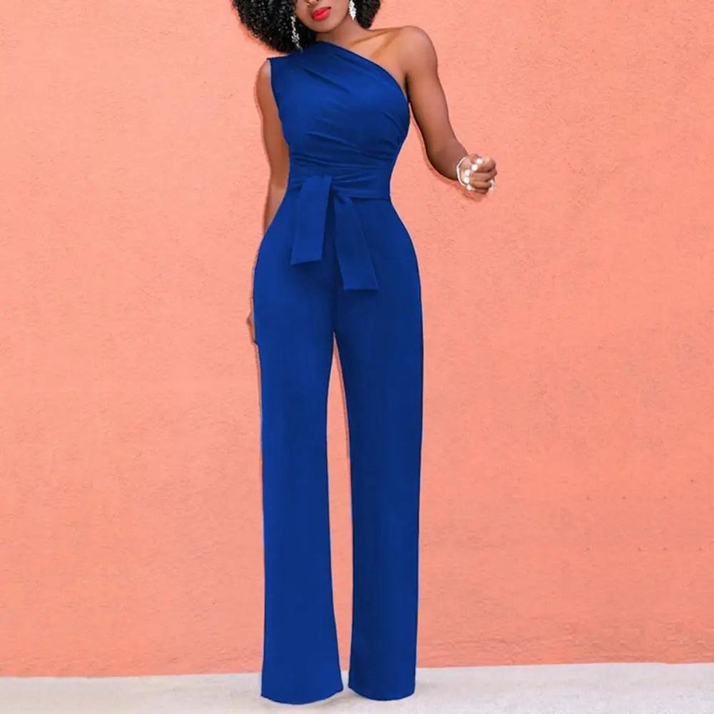 Jumpsuit med en axel - Jasmina