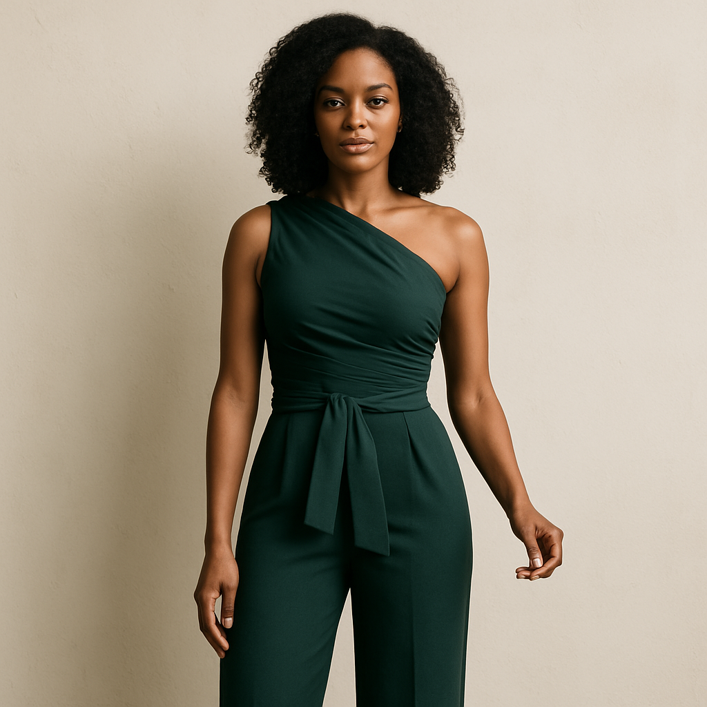 Jumpsuit med en axel - Jasmina