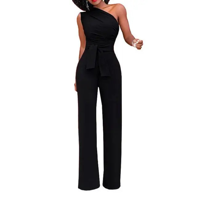 Jumpsuit med en axel - Jasmina