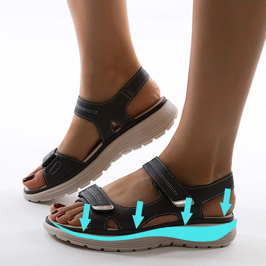 Kardborresandaler | Ergonomiska | Walking | Sportsandaler | Ortopediska sandaler för kvinnor