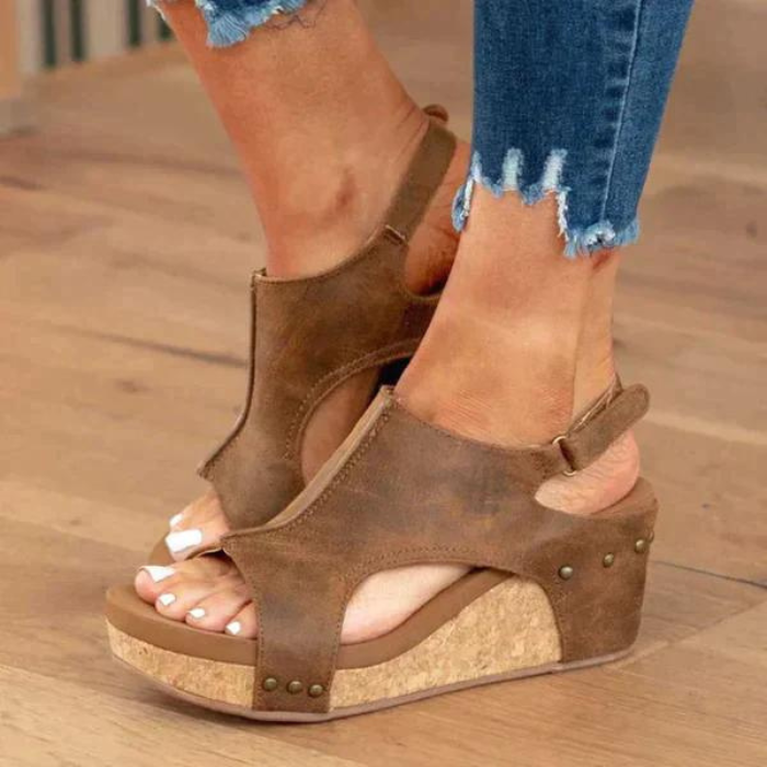 Kilsandaler - Open Toe - Plattform - Ortopediska sandaler - Damskor