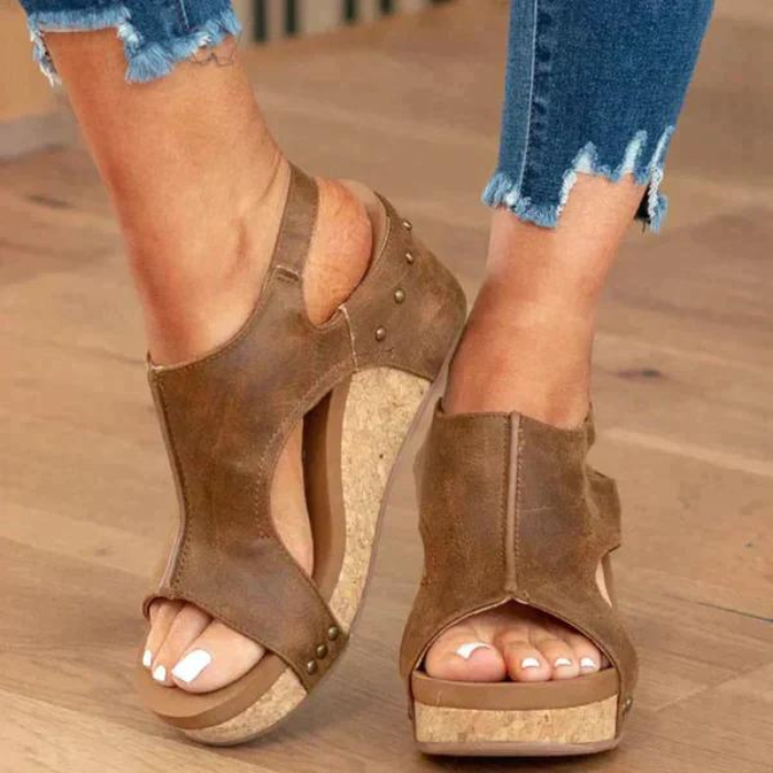 Kilsandaler - Open Toe - Plattform - Ortopediska sandaler - Damskor